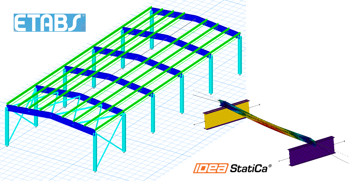 ETABS BIM link for steel Member design (AISC) IDEA StatiCa